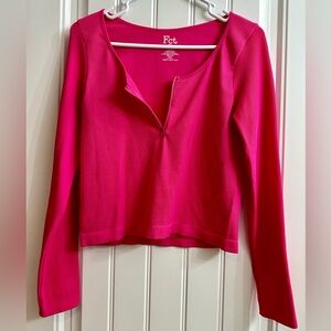 Fct with love Basics Pink Long Sleeve Top - L
